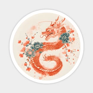 Dragon Festival: Lunar Celebration, Festive Art, and Asian Traditions Magnet